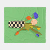 tijdloze pot fleece deken (Voorkant (Horizontaal))