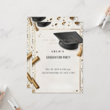 Tijdloze prestatie: elegante afstudeerdop