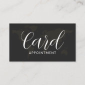 Tijdloze Professionele Elegante Maatwerk Afsprakenkaartje (Voorkant)