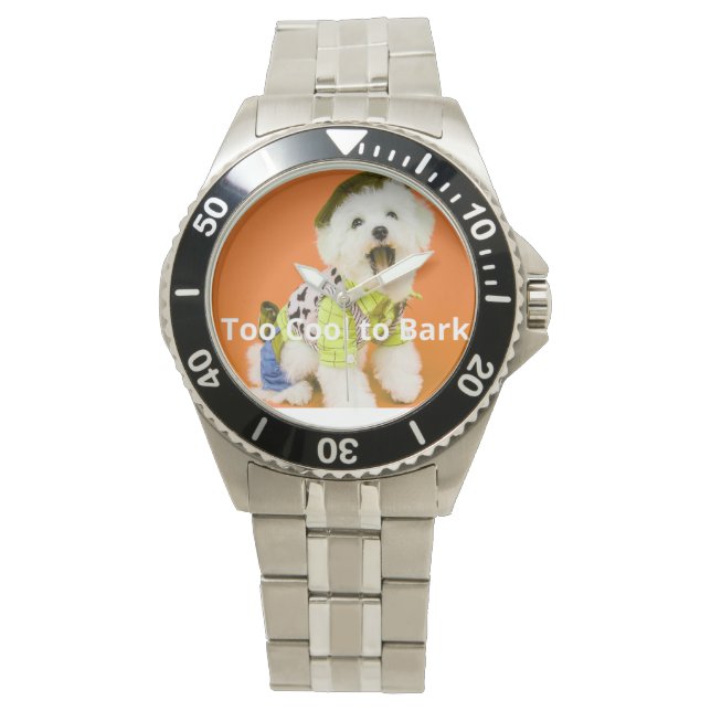 Tijdloze Pup Horloge (Voorkant)