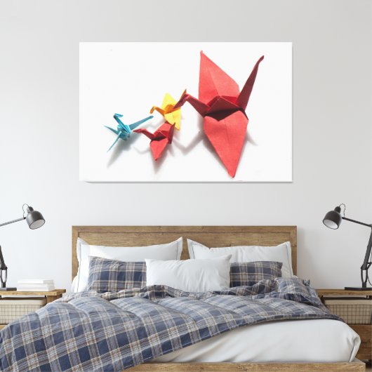Tijdloze Reis Canvas Afdruk (Insitu (Slaapkamer))
