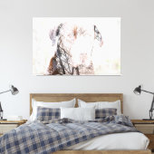Tijdloze Reis Canvas Afdruk (Insitu (Slaapkamer))