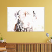 Tijdloze Reis Canvas Afdruk (Insitu (Woonkamer))