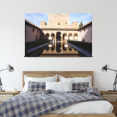 Tijdloze Reis Canvas Afdruk (Insitu (Slaapkamer))