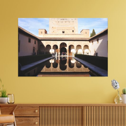 Tijdloze Reis Canvas Afdruk (Insitu (Woonkamer))