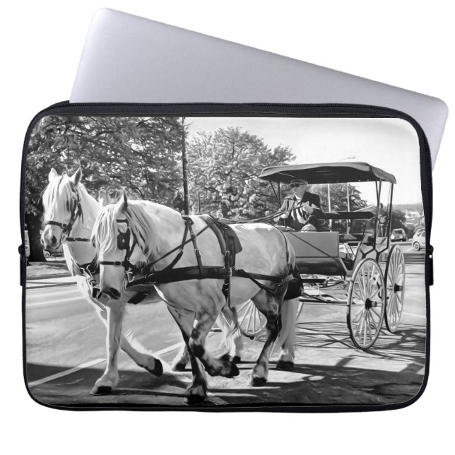Tijdloze Reis Laptop Sleeve (Voorkant)