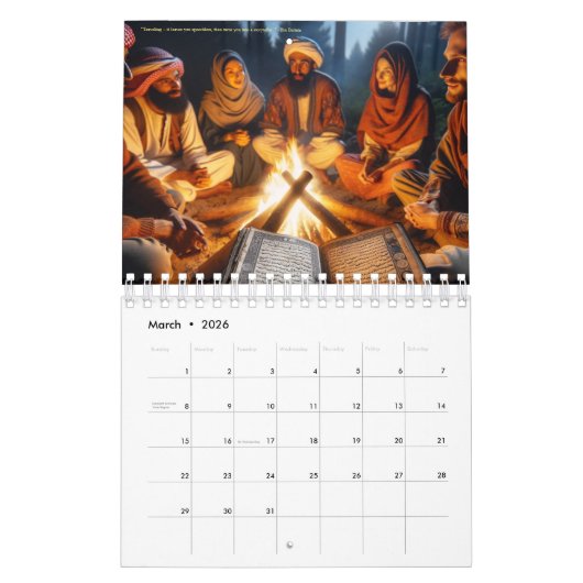 Tijdloze reisoffertes van bekende personen (Afbeel Kalender (Mar 2026)