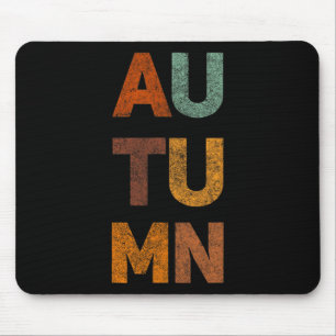 Tijdloze Retro Herfst Top voor Vrouwen Mannen Kind Muismat