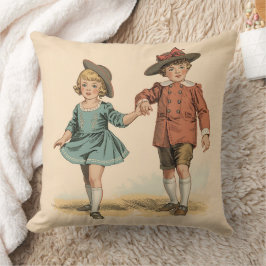 Tijdloze Retro Kinderen Kussen