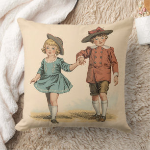 Tijdloze Retro Kinderen Kussen