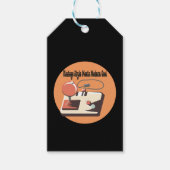 Tijdloze retro vibes cadeaulabel (Voorkant)