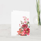 Tijdloze rode bloem (Achterkant)