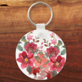 Tijdloze rode bruiloft sleutelhanger (Achterkant)