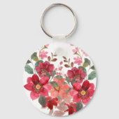 Tijdloze rode bruiloft sleutelhanger (Achterkant)