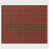 Tijdloze rode flanel klassieke kerst plaid cadeaupapier (Vlak)