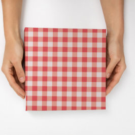 Tijdloze Rode Gingham Boerderij Stijl Vintage Cadeaupapier