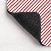 Tijdloze rode gingham muismat (Hoek)