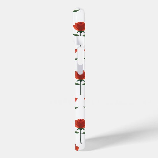 tijdloze rode roos Case-Mate iPhone case (Achterkant / Links)