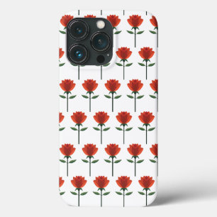 tijdloze rode roos Case-Mate iPhone case