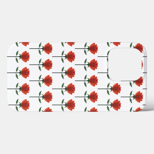 tijdloze rode roos Case-Mate iPhone case (Achterkant (horizontaal))