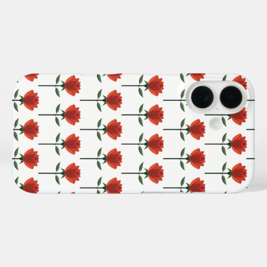 tijdloze rode roos Case-Mate iPhone case (Achterkant (horizontaal))