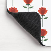 tijdloze rode roos muismat (Hoek)