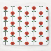 tijdloze rode roos muismat (Voorkant)