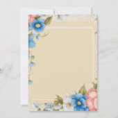 Tijdloze Romance: 5"x7"Vlak sparen de datum Kaart (Voorkant)