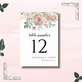 Tijdloze Romance Floral krans bruiloft Kaart
