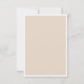 Tijdloze Romance Foto bruiloft Dank u kaarten (Achterkant)