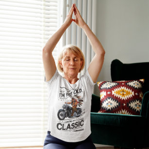 Tijdloze ruiter: motorfiets T-shirt