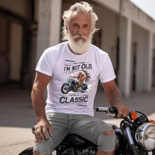 Tijdloze ruiter: motorfiets T-shirt
