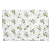 Tijdloze Sage Olijf Waterverf Chic Kussensloop (Voorkant)