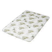 Tijdloze Salie Olijf Aquarel Chic Badmat (Gekanteld)