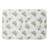 Tijdloze Salie Olijf Aquarel Chic Badmat (Voorkant)