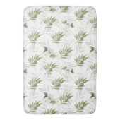 Tijdloze Salie Olijf Aquarel Chic Badmat (Voorkant Verticaal)