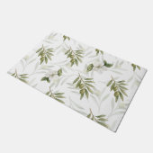 Tijdloze Salie Olijf Aquarel Chic Deurmat (Schuin)