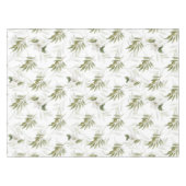 Tijdloze Salie Olijf Aquarel Chic Tafelkleed (Voorkant (Horizontaal))
