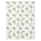 Tijdloze Salie Olijf Aquarel Chic Tafelkleed (Voorkant)