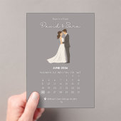 Tijdloze Save The Date Trouw Aankondiging  (Insitu (Draagbaar))