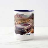 Tijdloze schatten, eindeloze herinneringen Koffie  Tweekleurige Koffiemok (Center)