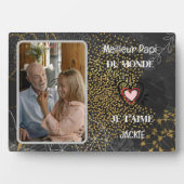 Tijdloze schatten: gepersonaliseerde opa & foto fotoplaat (voorkant)