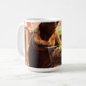 "Tijdloze schatten: ontdek onze online klokkol Koffiemok (Voorkant links)