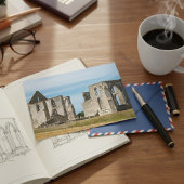 Tijdloze schoonheid: Abdij Notre-Dame de Ré Briefk Briefkaart