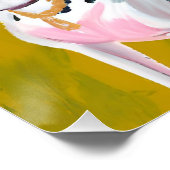 Tijdloze schoonheid: Afro-vrouw en Dalmatiër in de Perfect Poster (Hoek)