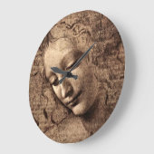 Tijdloze schoonheid: Da Vinci wandklok (Hoek)