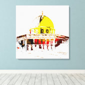 Tijdloze schoonheid: de koepel van de rotsreis canvas afdruk (Insitu (Houten vloer))