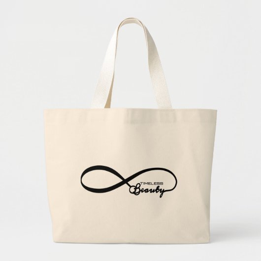 Tijdloze schoonheid oneindig grote tote bag (Voorkant)