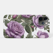 "Tijdloze Schoonheid: Paarse Provinciale Oude Roze Case-Mate iPhone Case (Achterkant (horizontaal))