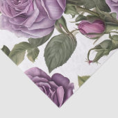 Tijdloze schoonheid: Paarse provinciale Rozen Tissuepapier (Detail)